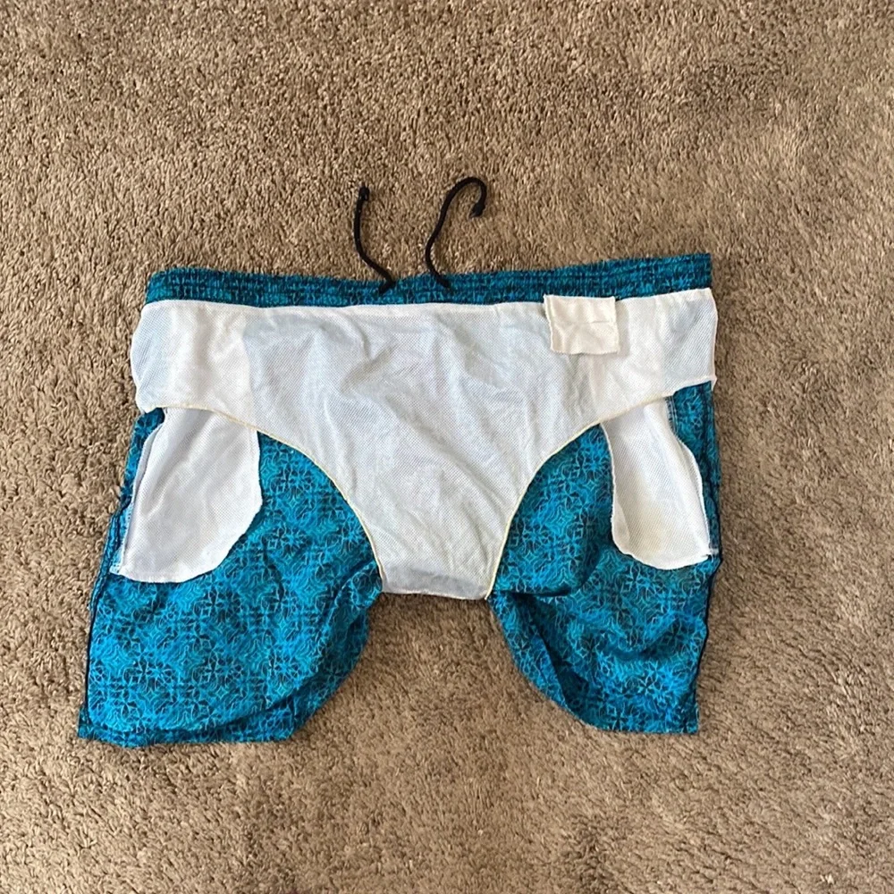 VTG 80’s 90’s Abstract Mens Swimsuit Bathing Swim Suit Shorts